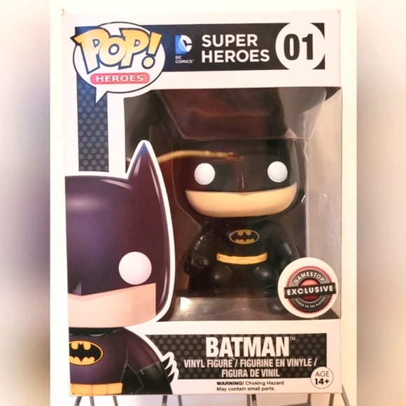 * Rare New Funko Pop! Gamestop Exclusive Batman #01 - Picture 2 of 7